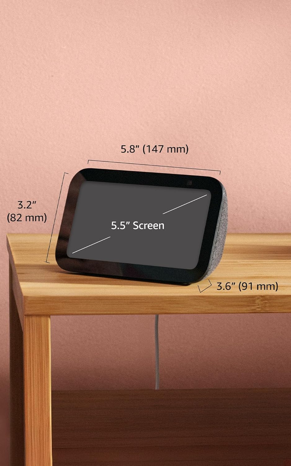 Compact smart hub device with built in camera shutter