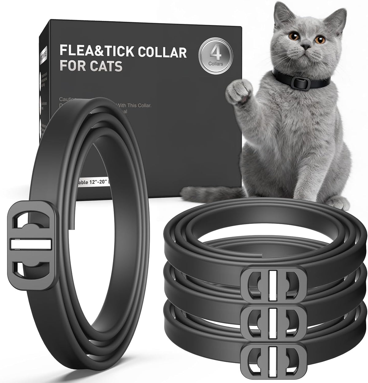 SweetEcho flea and tick collar for cats front view