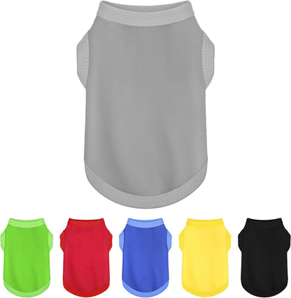 Upgrade Your Pup's Wardrobe: Sleek Solid-Colored Dog Shirt Tank Top, Perfect for Small to Medium Dogs, Offering Simple Style and Comfort Black M - Image 14