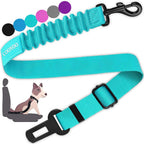 COOYOO Dog Seat Belt, Durability Retractable Dog Car Harness Adjustable Dog Seat Belt for Vehicle Nylon Pet Safety Seat Belts Heavy Duty & Elastic (1 Pack Black) - Image 12