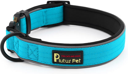 Plutus Pet Tactical Dog Collar, Reflective, Adjustable Heavy Duty Dog Collar, Soft Padded and Comfortable, for Small Medium and Large Dogs (Ranger Green, L) - Image 9