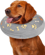 Inflatable Dog Pillow Cone Collar After Surgery, Donut Soft Neck Cone for Pug Dachshund Medium Dogs, etc, Recovery E Collar to Stop Licking Pink - Image 15