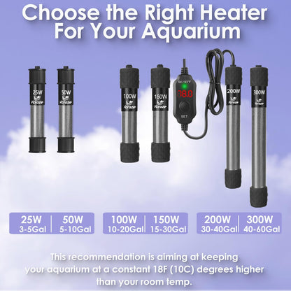 AquaMiracle 25W heater inside packaging