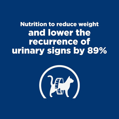 Therapeutic feline weight management and bladder health dry kibble packaging
