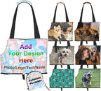 Devonwide personalized custom dog carrier bag front view