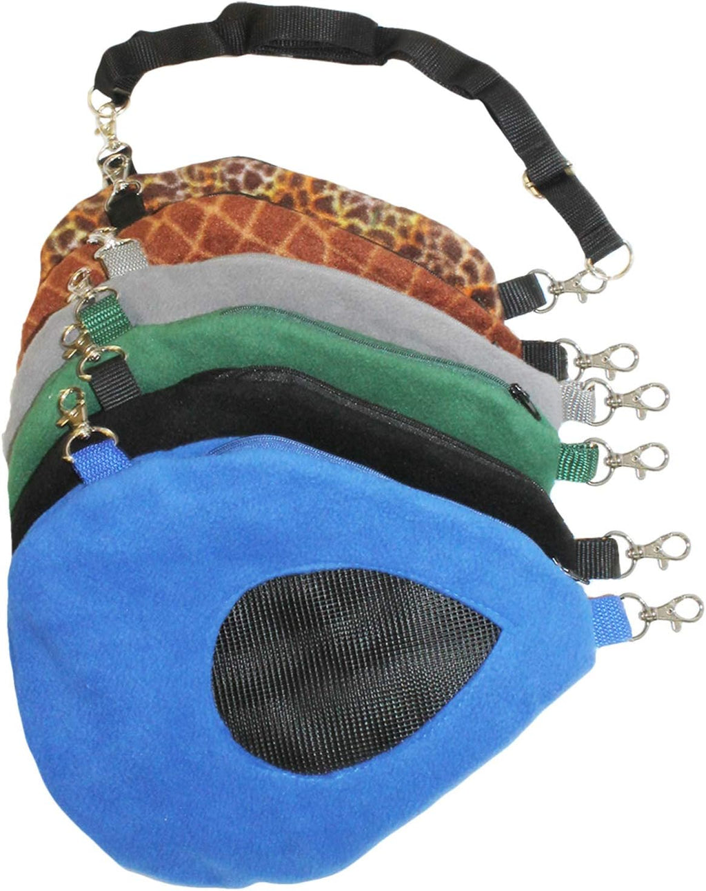Exotic Nutrition bonding pouch displayed with adjustable nylon carry strap