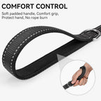 Joytale six feet dog lead double sided reflective stitching night safety.