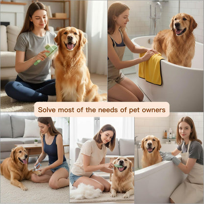 Packaging view of the FleExplore cat and puppy grooming essentials.