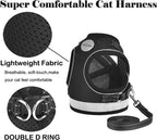 AVCCAVA small pet harness laid flat with the matching leash