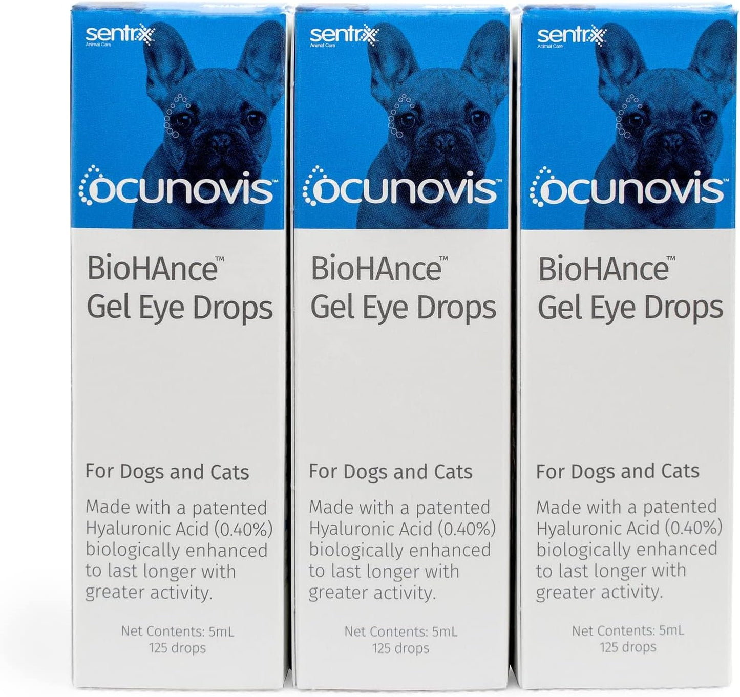 Sentrx Ocunovis Gel Eye Drops for Dogs & Cats, Eye Lube for Dogs Allergy Relief Lubricant, Dogs with Dry Eyes, Artificial Tears, 10 ml - Image 11