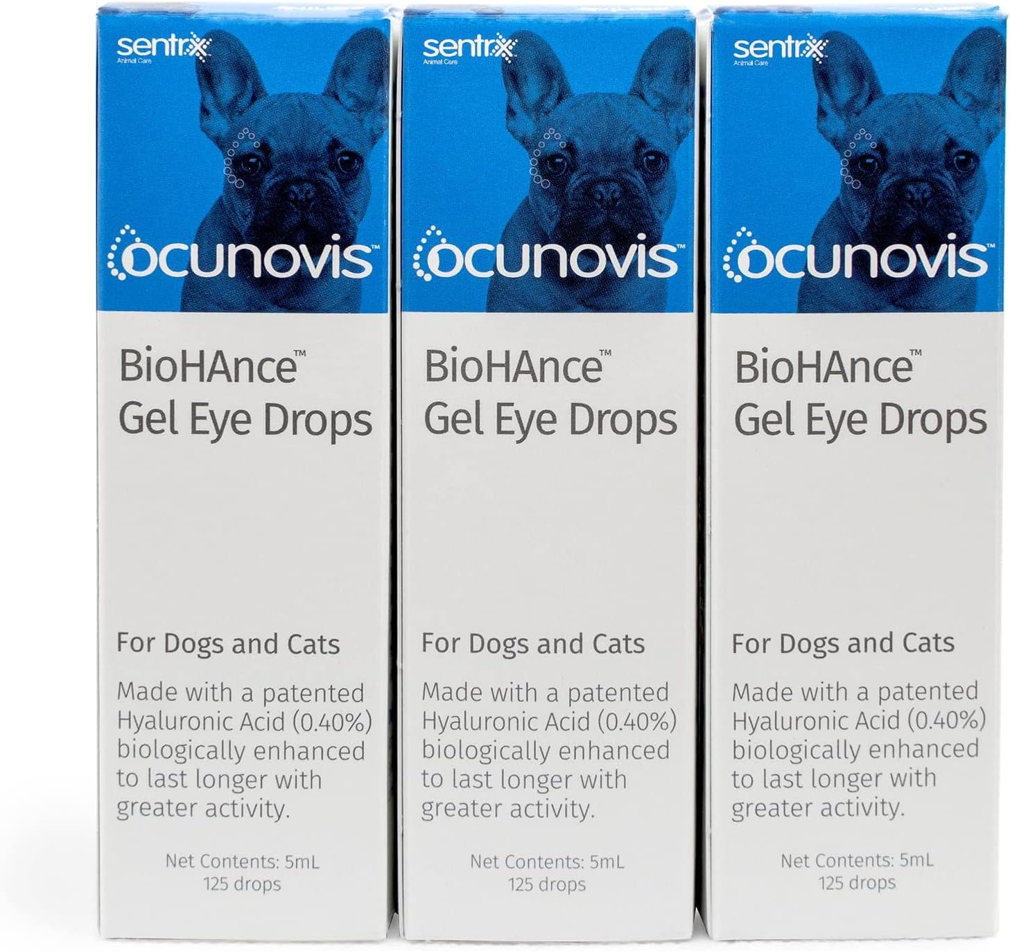 Sentrx Ocunovis Gel Eye Drops for Dogs & Cats, Eye Lube for Dogs Allergy Relief Lubricant, Dogs with Dry Eyes, Artificial Tears, 10 ml - Image 11