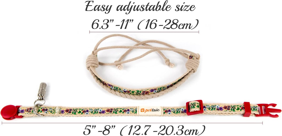 Pettsie cotton collar adjustable fit
