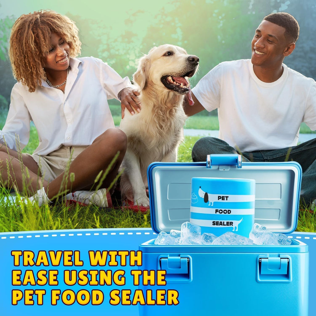 Ergonomic pet food can cap for easy removal