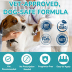 Authentic imported USA pet care flea defense product packaging view