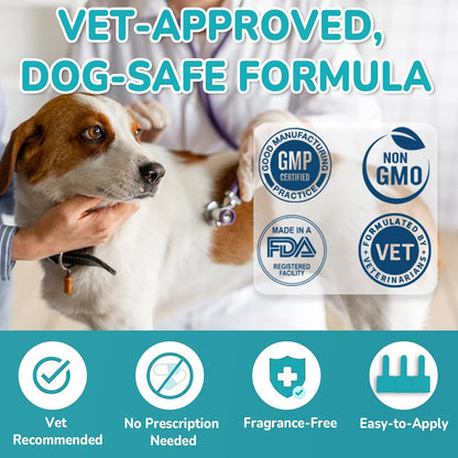 Authentic imported USA pet care flea defense product packaging view