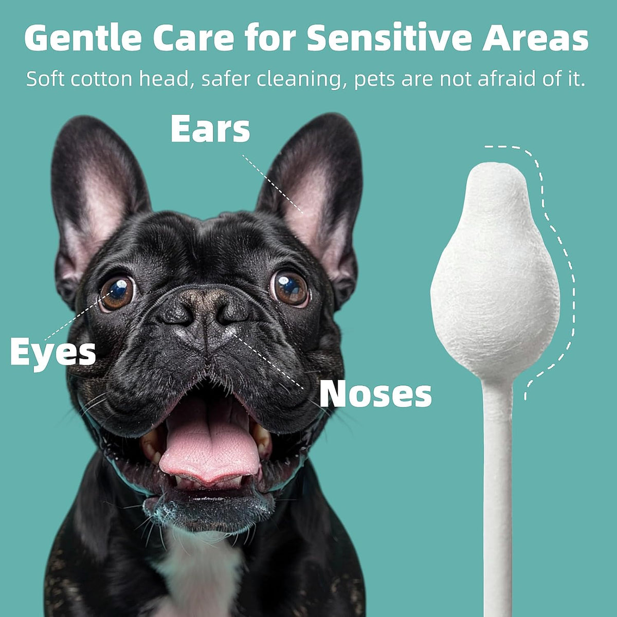 Professional grooming tool for cat and dog ear hygiene