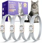 BestHoby flea and tick collar for cats 4 pack front view