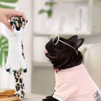 SHARLOVY durable squeaky animal toys for puppies showing flexible lightweight body design
