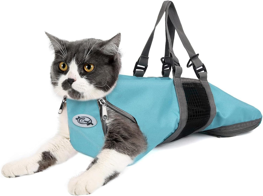 Cinf cat grooming bag hanging hook and carrying handles detail