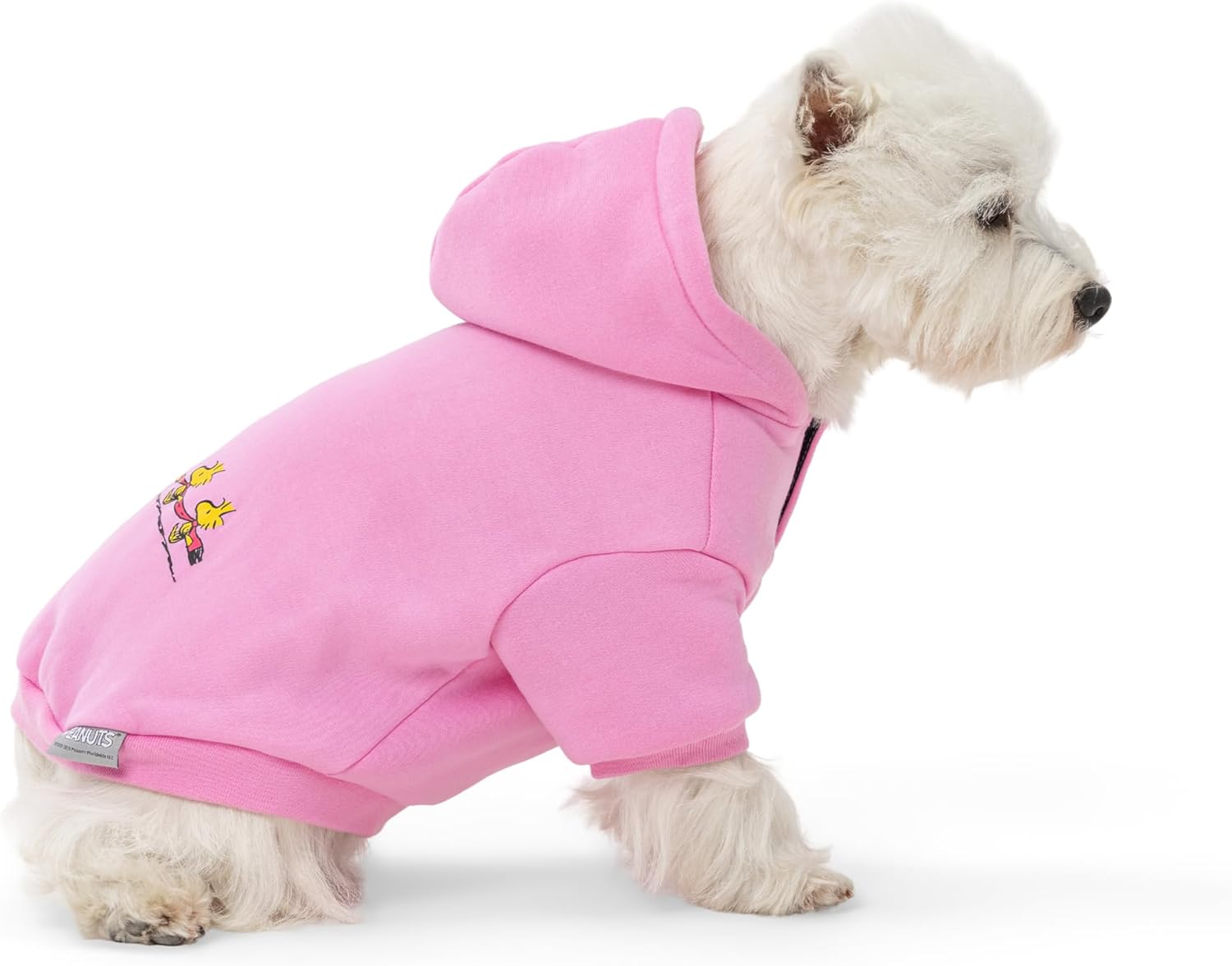 Berkshire Peanuts(R) Dog Hoodie, Pet Sweater with Leash Hole & Elastic Sleeve, Snug Fit for Puppies, Kittens, and Small Dogs, Small, Snoopy Different Emotion Sheet Scale Murky Blue - Image 10