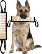 Clysoru Dog Tug Toy Tough Jute Bite Pillow Lasting Training Equipment Puppy to Large Dogs Interactive for Large and Small - Image 10