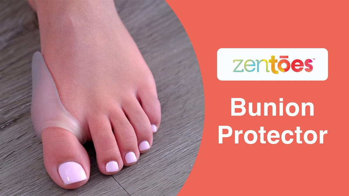 ZenToes foot support pads for hallux valgus pain management