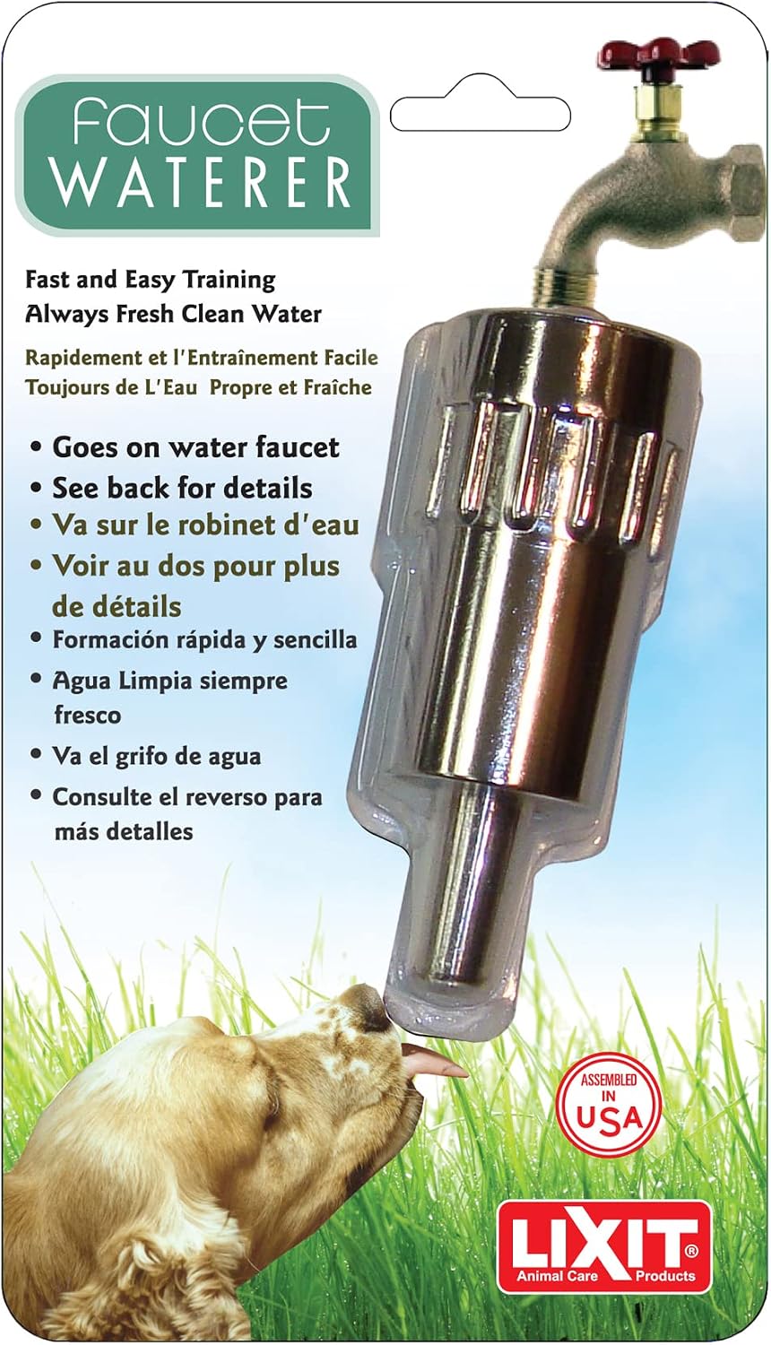 Side profile of Lixit L100 pet watering valve