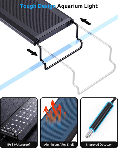 SEAOURA aluminum heat sink back panel view showing durability