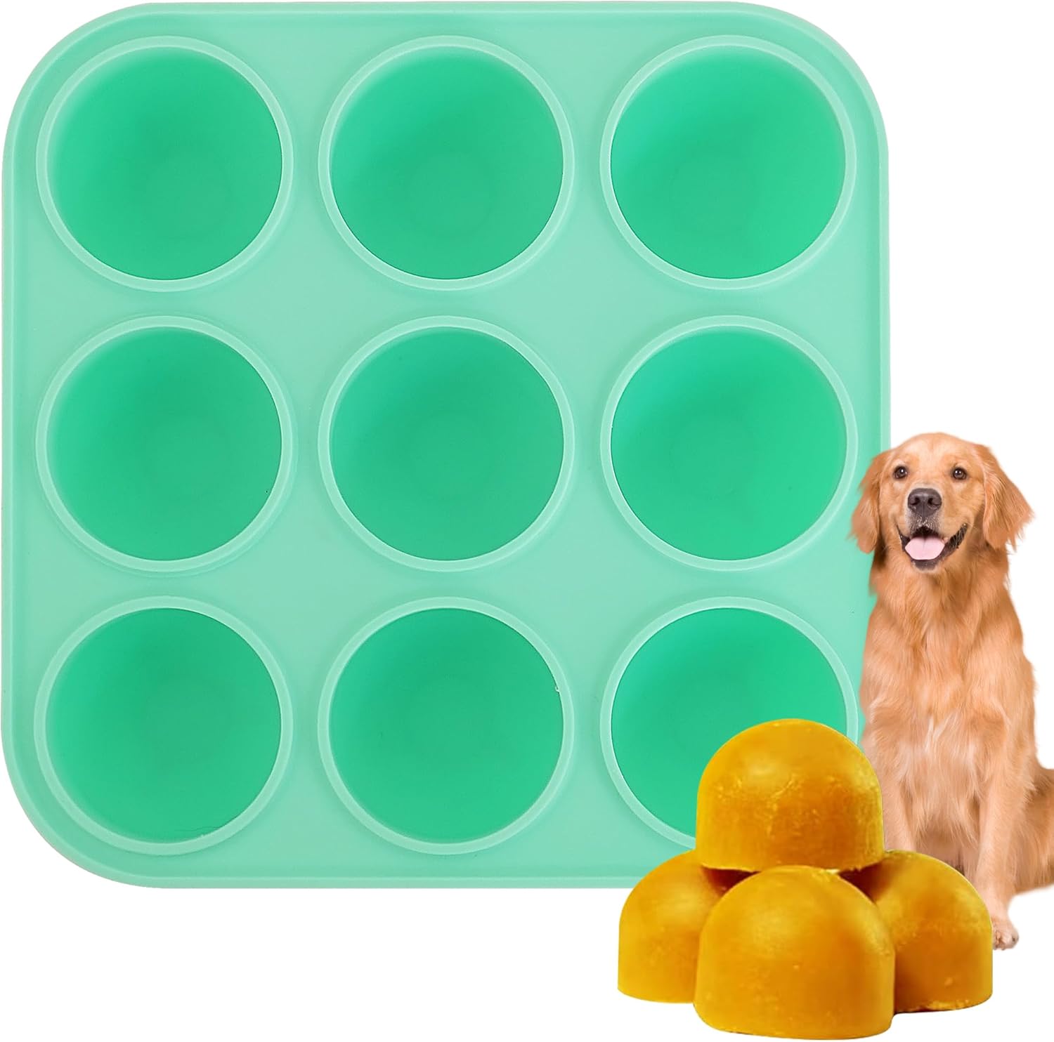 Small dog treat mold for 10 to 25 lbs dogs