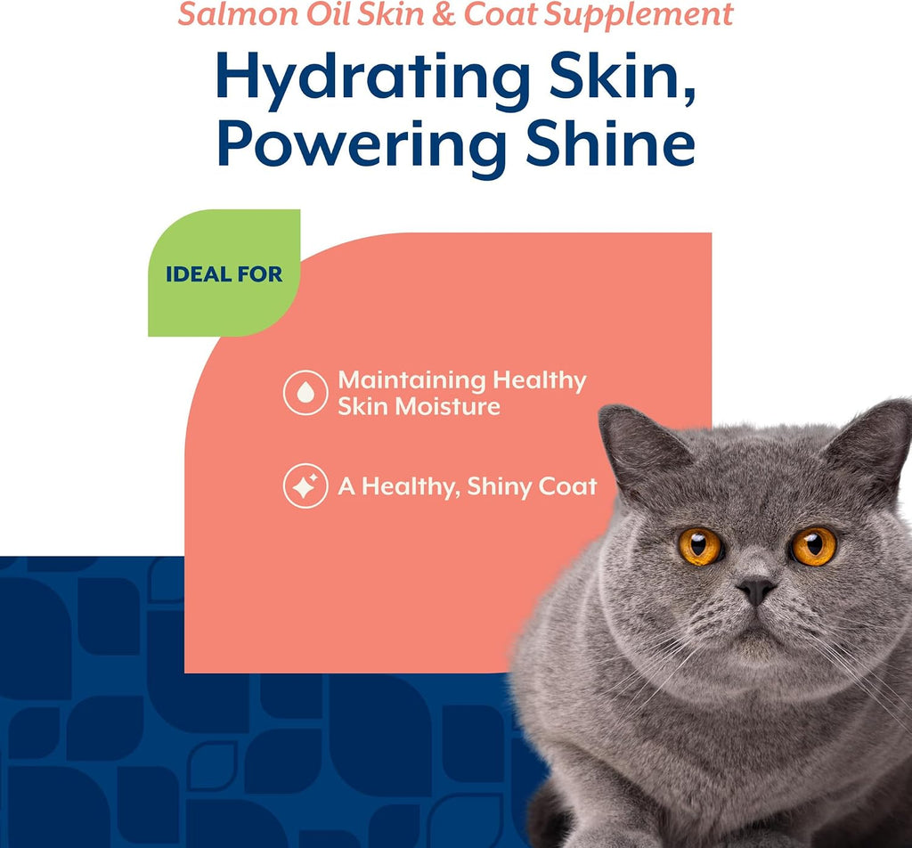 Premium USA imported NaturVet feline skin care supplement close up
