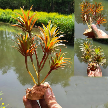 Woyrise artificial plant for bearded dragon enclosure