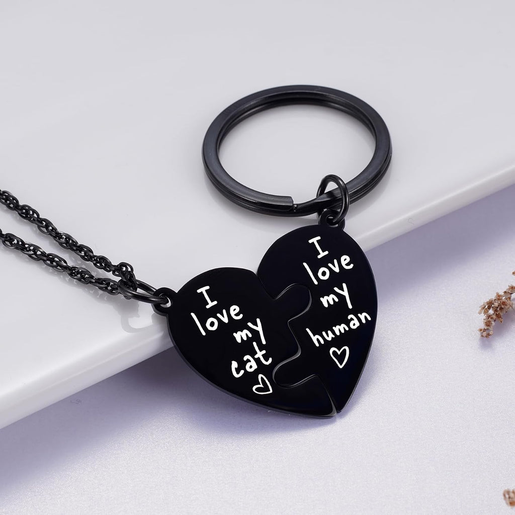 Adjustable 18 inch necklace chain for pet owners.