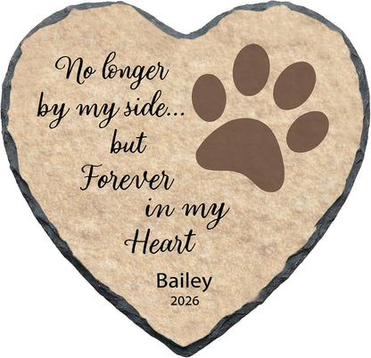 Rakrisa pet bereavement memorial stone with display stand