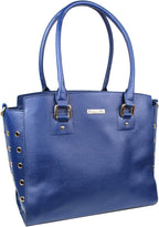 Interior view of quilted dog carrier handbag
