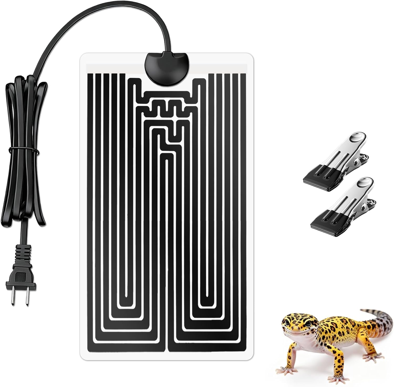 Reptile Heating Pad 6x5.5 Inch Under Tank Heater, 5W Low Energy Graphene Heating Mat for Terrarium, Safe & Even Warming for Snake Lizard Gecko Turtle Frog Hermit Crab Plastic/Glass Cages - Image 9