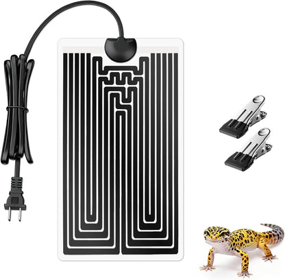 Reptile Heating Pad 6x5.5 Inch Under Tank Heater, 5W Low Energy Graphene Heating Mat for Terrarium, Safe & Even Warming for Snake Lizard Gecko Turtle Frog Hermit Crab Plastic/Glass Cages - Image 9