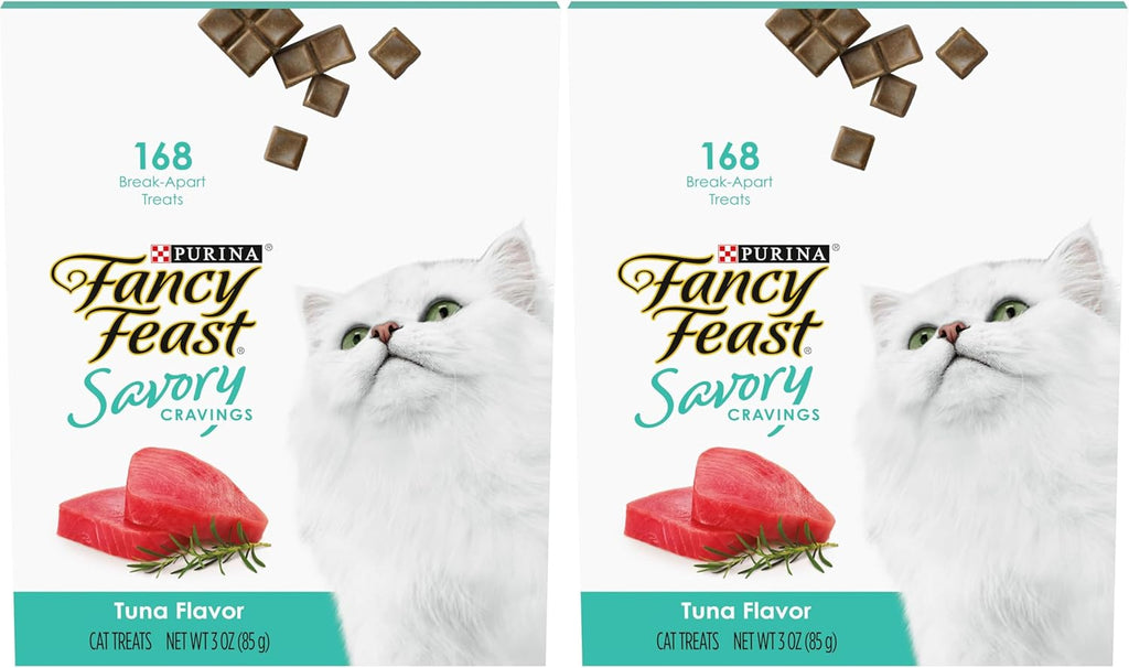 Purina Fancy Feast Savory Cravings Tuna Flavor Limited Ingredient Soft Cat Treats - Image 12