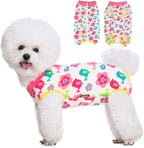 BRKURLEG Small Dog Recovery Suit After Surgery Female Male, Back Zipper Spay Recovery Suit for Dogs & Cats, Anti-Licking Puppy Surgical Onesie for Abdominal Wound, Cone Alternative, Orange M - Image 12