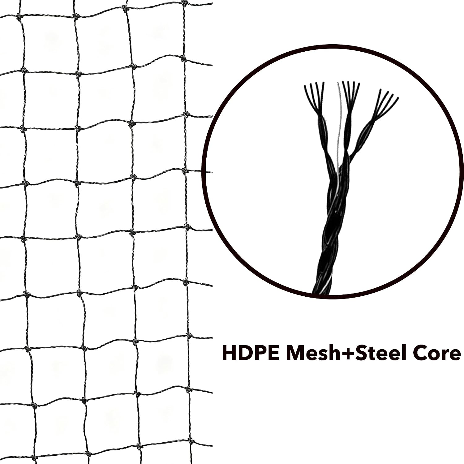 Package contents including hooks and ties for Lumirio net
