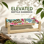 MinrzPet non-toxic wood habitat furniture for small snakes and lizards