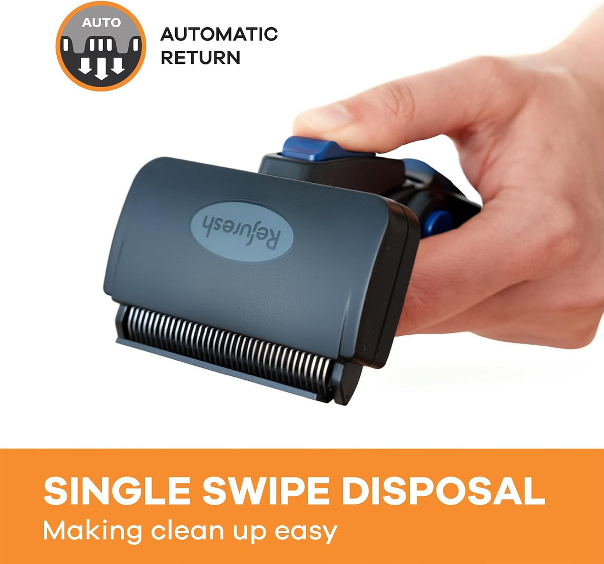 Refuresh authentic imported USA pet deshedding brush package contents