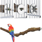 4PCS Bird Perch Natural Grape Stick Bird Standing Stick Grapevine - Image 7