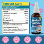 USA imported Brightbarki feline liquid taurine bottle on a clean background