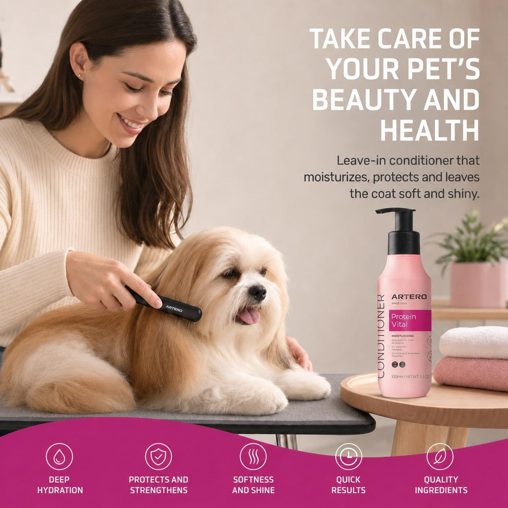 Artero pet conditioner packaging details