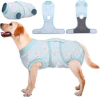 Kuoser Recovery Suit for Dogs Cats After Surgery, Professional Pet Recovery Shirt Dog Abdominal Wounds Bandages, Substitute E-Collar & Cone,Prevent Licking Dog Onesies Pet Surgery Recovery Suit - Image 11