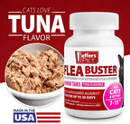 Jeffers Pet Flea Buster 6 count bottle detailed view