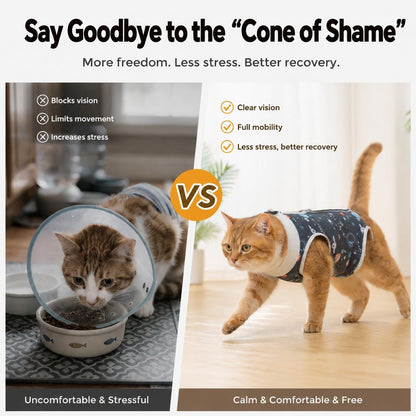 Close up of soft modal fabric on Avont cat surgery suit