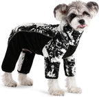 Fleece Dog Coat for Small Medium Dog,Pullover Pajamas Jumpsuit Bodysuit Puppy Coats with Legs, Pet Windproof Warm Cold Weather Jacket Full Body Vest Cozy Snowsuit Outfit Clothes (Black, S) - Image 9