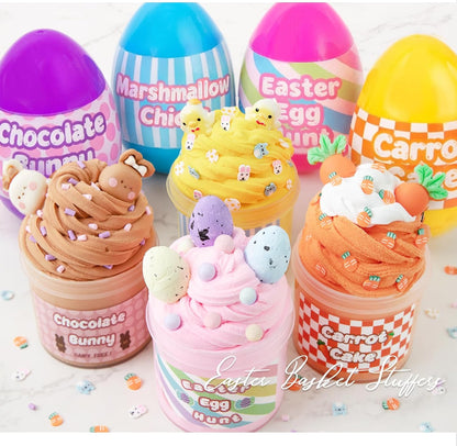 MOREDOTS Easter basket stuffers prefilled slime eggs 4 pack front view