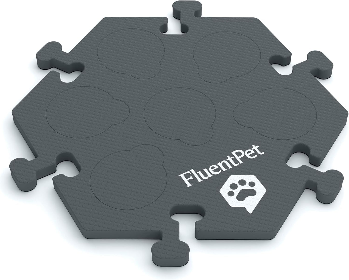 FluentPet HexTile - Red | Accessory Dog and Cat Button Learning Kits | Can Hold Up to 6 Buttons | Soft, Durable, and Non-Slip | Gift for Pet Lovers | Comes in 12 Colors - Image 11